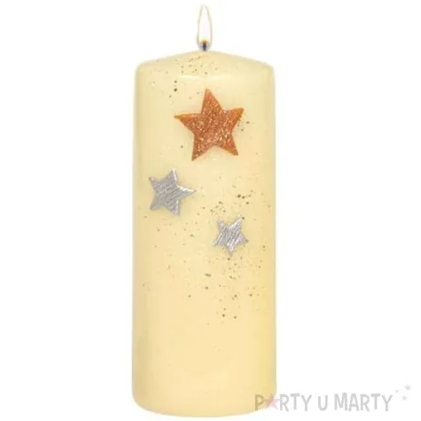 swieca pienkowa trzy gwiazdki kremowa adpal 150 58 mm