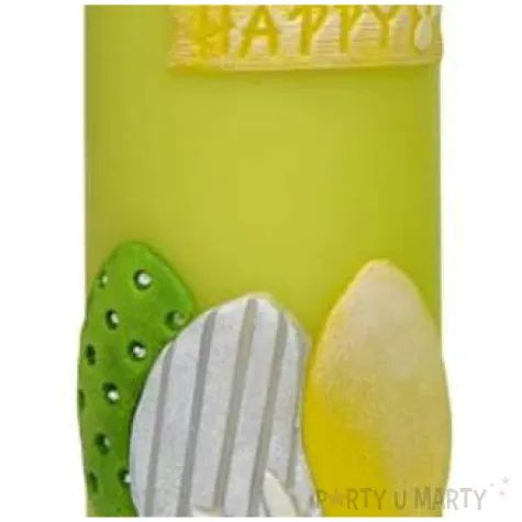 swieca pienkowa wielkanocne jajka zielona adpal 150 58 mm