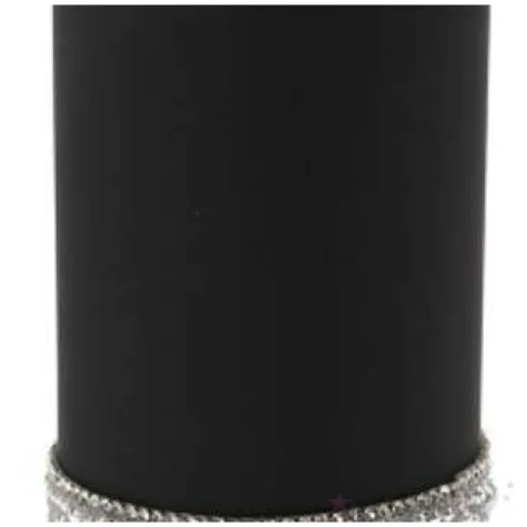 swieca pienkowa z perelkami czarna mat 140 mm ravi