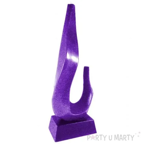 swieca plomien fioletowy metalik candellana