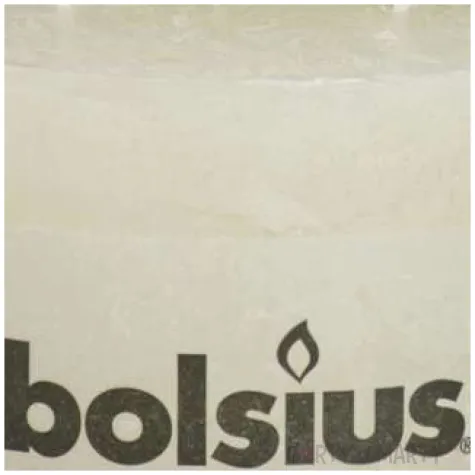 swieca rustic 3 knoty kremowa bolsius 90 140 mm