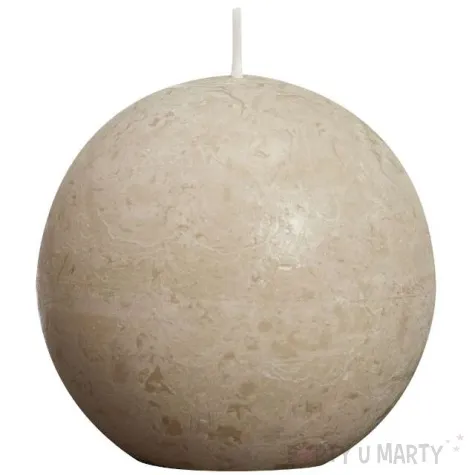 swieca rustic kula 80mm pastelowa bolsius