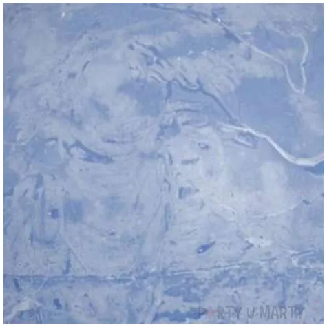 swieca rustic kula niebieska jeansowa bolsius 80 mm