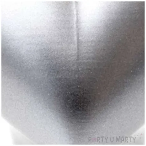 swieca serce srebrny metalik candellana