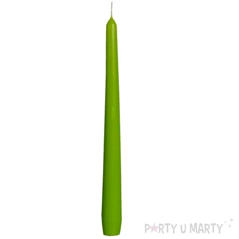 swieca stozkowa classic zielony bolsius 245 23 mm 1 szt