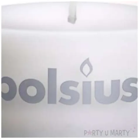 swieca w szkle classic biala bolsius 80 92 mm