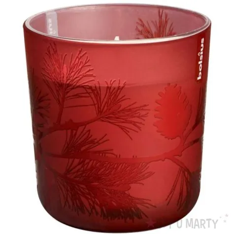 swieca w szkle pieczone jablko xl czerwona bolsius 97 mm