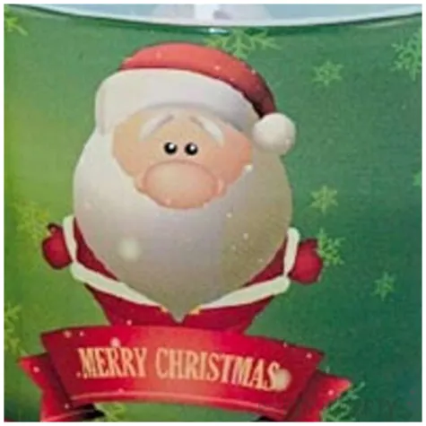 swieca w szkle we wish you a merry christmas adpal 80 90 mm