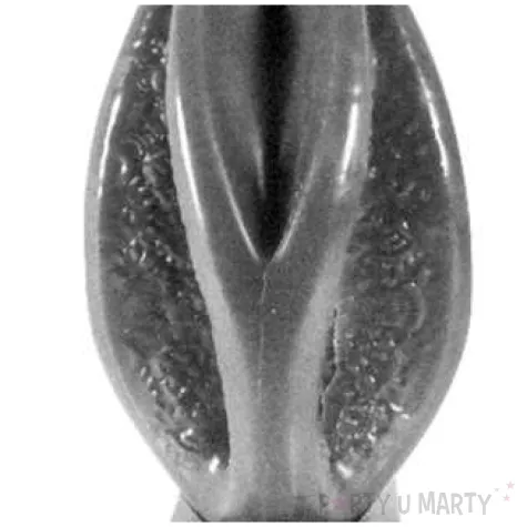 swieca wagina srebrna candellana 210 mm