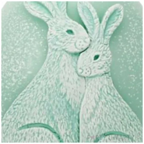 swieca wielkanoc jajko z zajaczkami tiffany bartek candles 100 mm