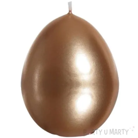 swieca wielkanoc jajko zlota bartek candles 45 60 mm