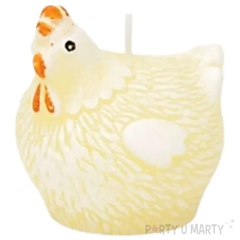 swieca wielkanoc kurka ecru bartek candles 50 mm