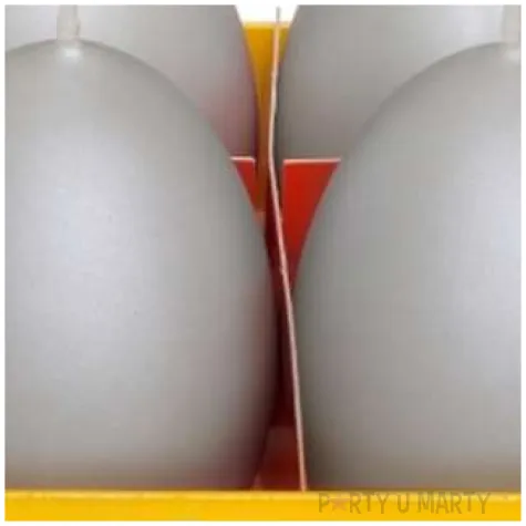 swieca wielkanoc matowe jajka szary bartek candles 60 mm 4 szt