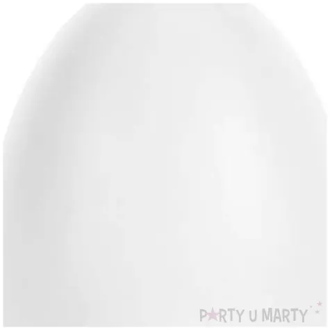 swieca wielkanoc pastelowe jajko biala partydeco 100 mm