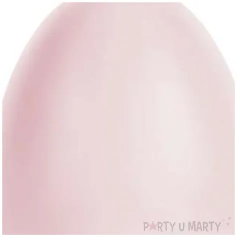 swieca wielkanoc pastelowe jajko rozowa jasna partydeco 100 mm