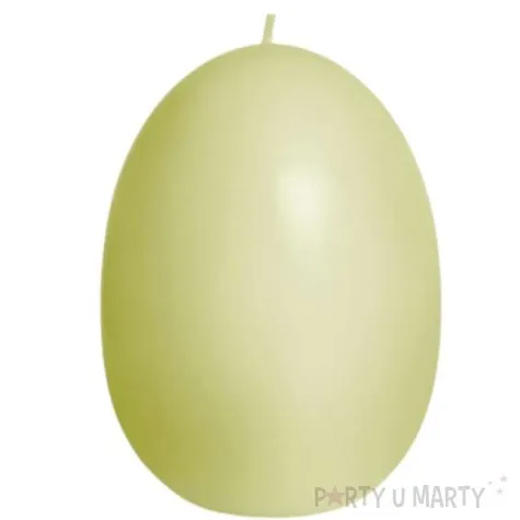 swieca wielkanoc pastelowe jajko zolty bartek candles 100 mm