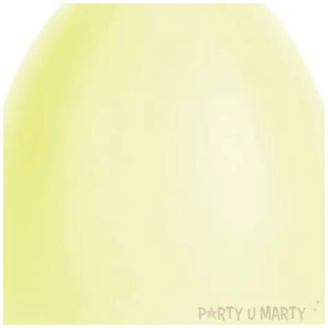 swieca wielkanoc pastelowe jajko zolty jasny partydeco 100 mm