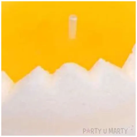 swieca wielkanoc polowka jajka biala adpal 50 70 mm