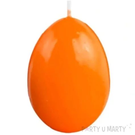 swieca wielkanocne jajko pomaranczowa bolsius 60 45