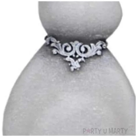 swieca wielkanocny zajac marmur szara adpal 150 90 mm