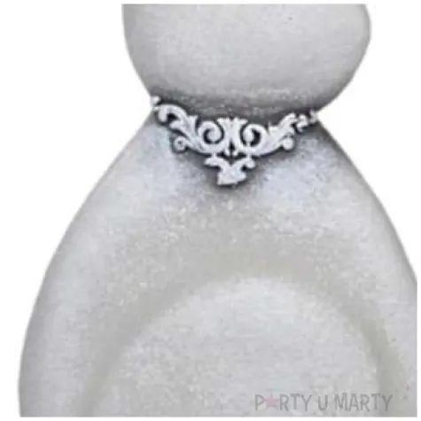 swieca wielkanocny zajac marmur szara adpal 190 110 mm