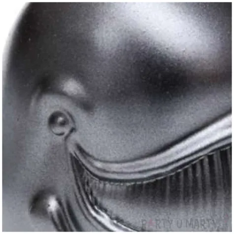 swieca wieloryb metaliczna srebrna ciemna candellana