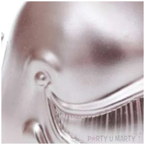 swieca wieloryb metaliczna srebrna jasna candellana