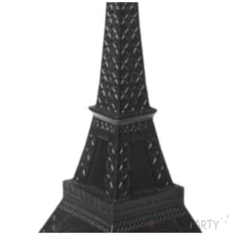 swieca wieza eiffla xxl czarny metalik candellana