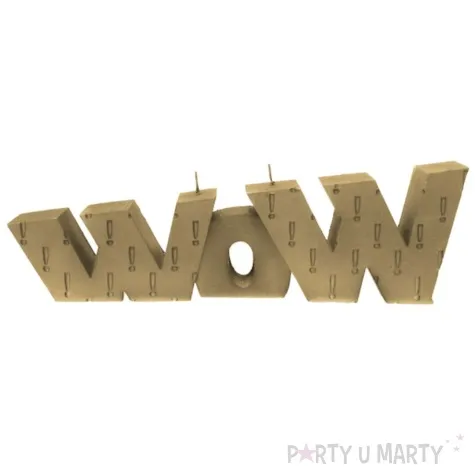 swieca wow xxl latte perlowe candellana