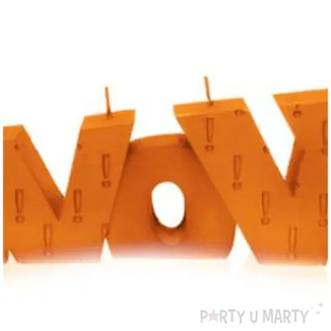 swieca wow xxl pomaranczowa perla candellana