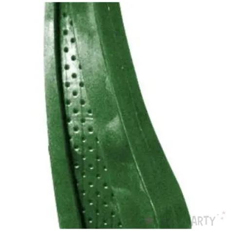 swieca zagiel zielony metalik candellana 23 x 8 cm