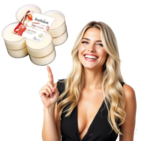 swieca zapachowa cosy pieczone jablko i cynamon bolsius 8h 8 szt