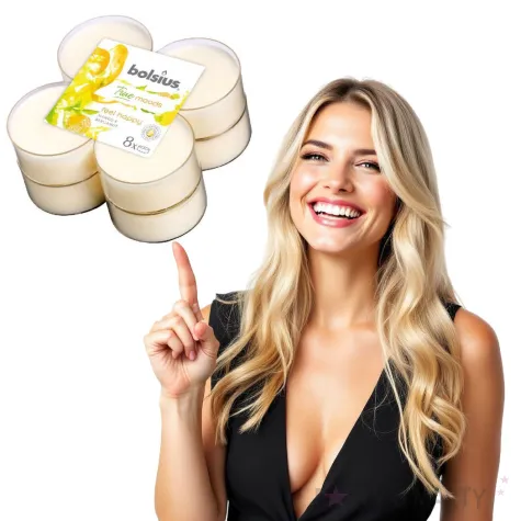swieca zapachowa feel happy mango i bergamotka bolsius 8h 8 szt