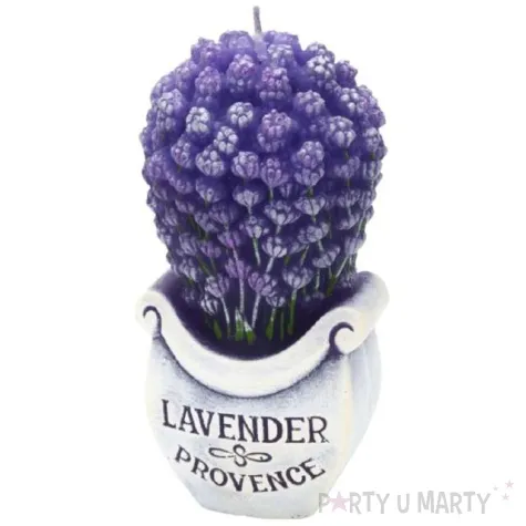 swieca zapachowa lawendowy bukiet bartek candles 140 mm