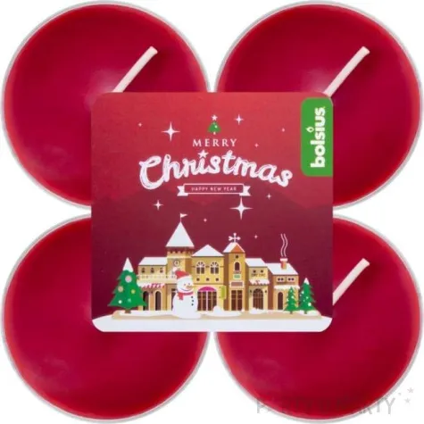 swieca zapachowa merry christmas wisnia bolsius 8h 8 szt