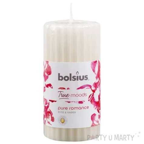 swieca zapachowa pienkowa kwiatowa biala bolsius 120 58mm