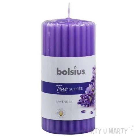 swieca zapachowa pienkowa lawenda liliowy bolsius 120 58mm