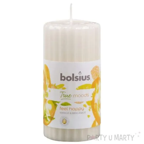 swieca zapachowa pienkowa owocowa biala bolsius 120 58mm