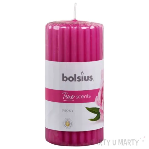 swieca zapachowa pienkowa piwonia rozowa bolsius 120 58mm