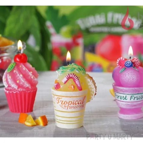 swieca zapachowa tutti frutti kwiat zurawiny bartek candles 80 mm