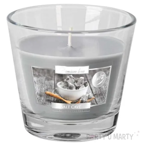 swieca zapachowa w szkle aurelia grota solna bispol 8 cm