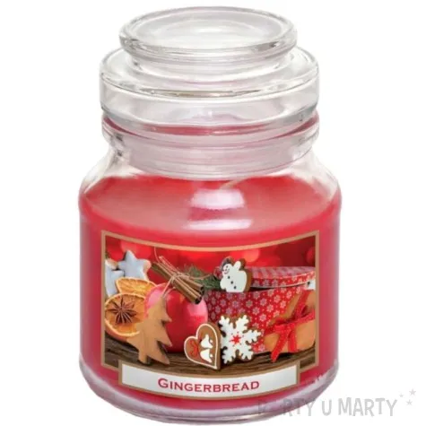 swieca zapachowa w szkle christmas labelled piernik bartek candles 70 100 mm