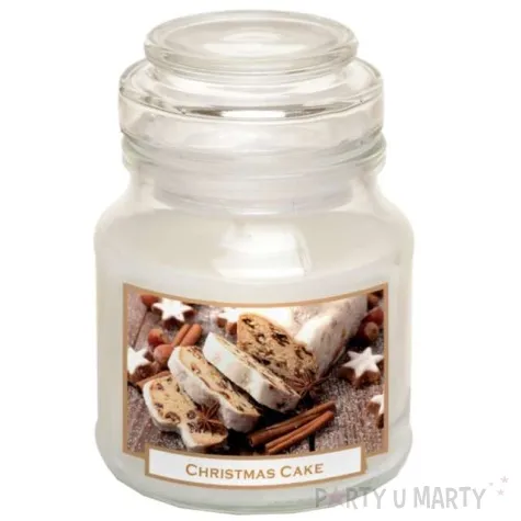 swieca zapachowa w szkle christmas labelled swiateczne ciasto bartek candles 70 100 mm