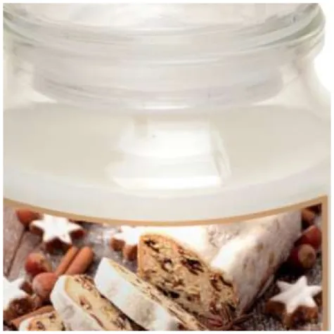 swieca zapachowa w szkle christmas labelled swiateczne ciasto bartek candles 70 100 mm