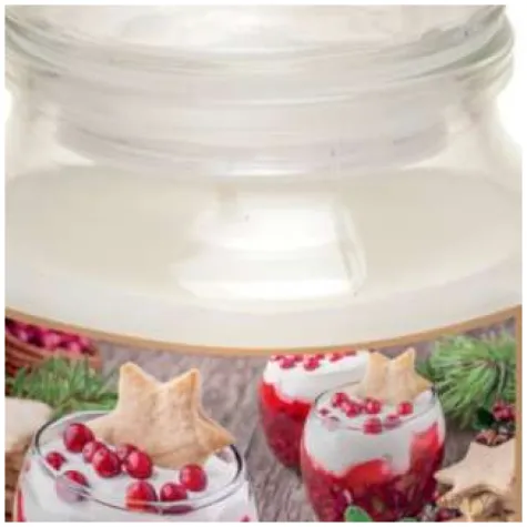 swieca zapachowa w szkle christmas labelled swiateczne slodkosci bartek candles 70 100 mm