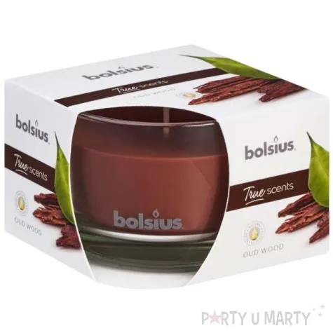 swieca zapachowa w szkle drzewo agarowe bolsius 63 90 mm