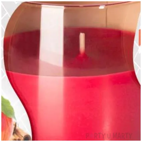 swieca zapachowa w szkle jablko z cynamonem aura 7 cm