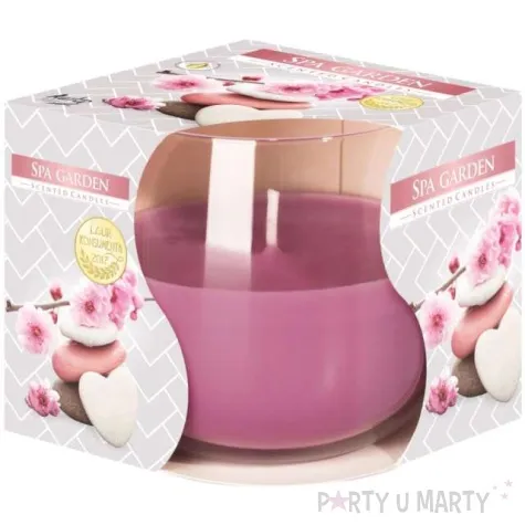 swieca zapachowa w szkle ogrod spa bispol 72 79 mm