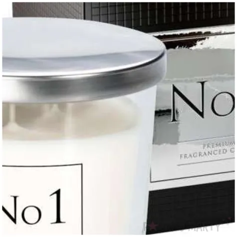 swieca zapachowa w szkle premium no 1 bispol 10 cm