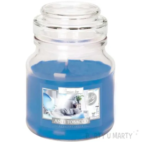 swieca zapachowa w szkle sloiczek antytabak bispol 99 70 mm